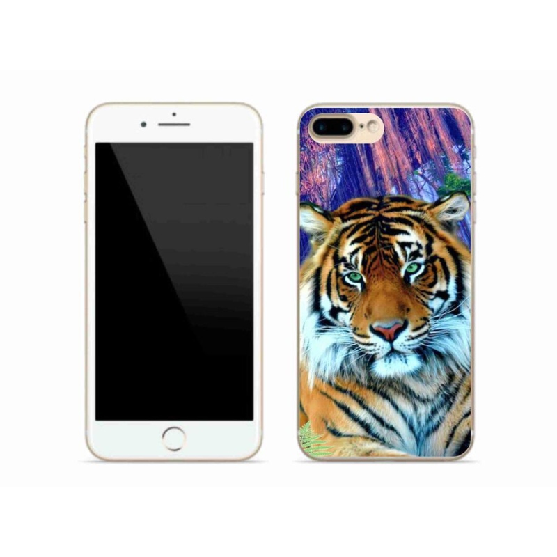 Gél tok mmCase iPhone 7 Plus készülékhez - tigris