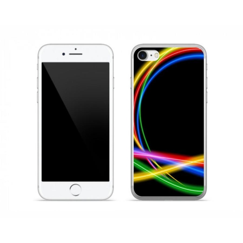 Gél tok mmCase iPhone 8 készülékhez - neon körök