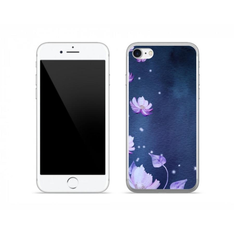 Gél tok mmCase iPhone 8 készülékhez - hulló virágok