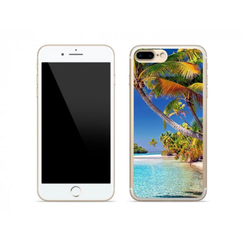 Gél tok mmCase iPhone 8 Plus készülékhez - tengerpart