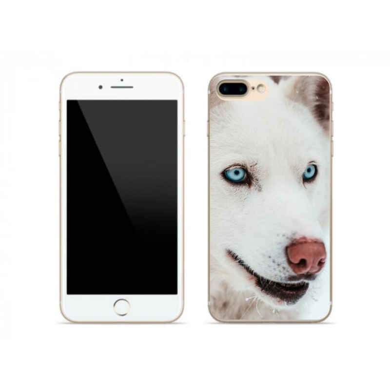 Gél tok mmCase iPhone 8 Plus készülékhez - kutyaszemmel nézve