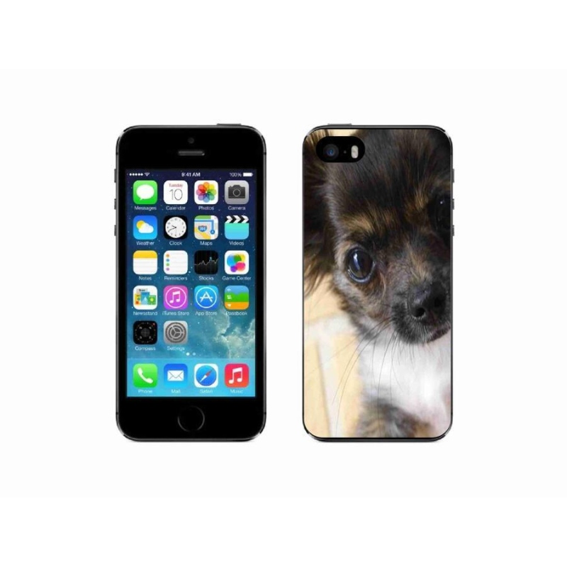 Gél tok mmCase iPhone SE (2016) készülékhez - chihuahua 2