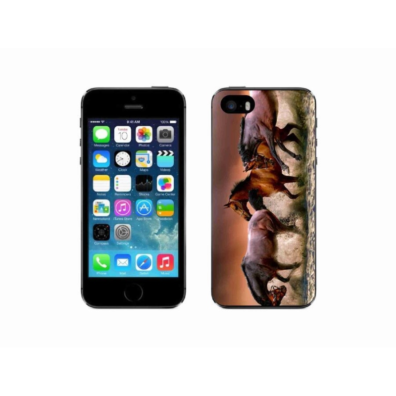 Gél tok mmCase iPhone SE (2016) - lovak 1