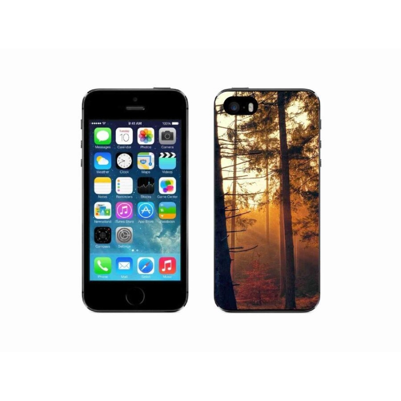 Gél tok mmCase iPhone SE (2016) - erdei színben