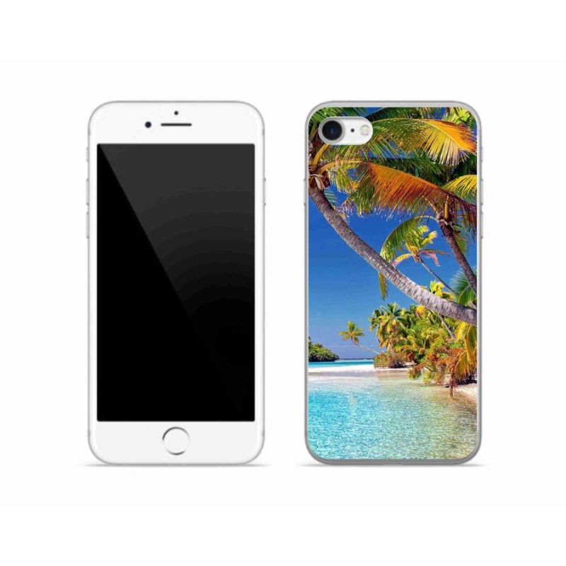 Gél tok mmCase iPhone SE (2020) - tengerparti strand