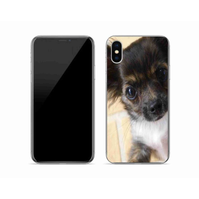 Gél tok mmCase iPhone X készülékhez - chihuahua 2