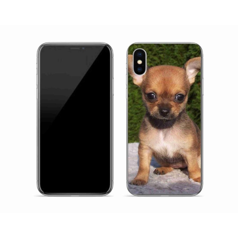 Gél tok mmCase iPhone X készülékhez - chihuahua 3