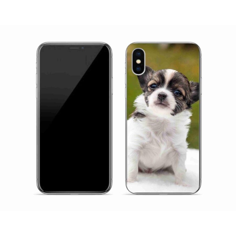 Gél tok mmCase iPhone X készülékhez - chihuahua 4