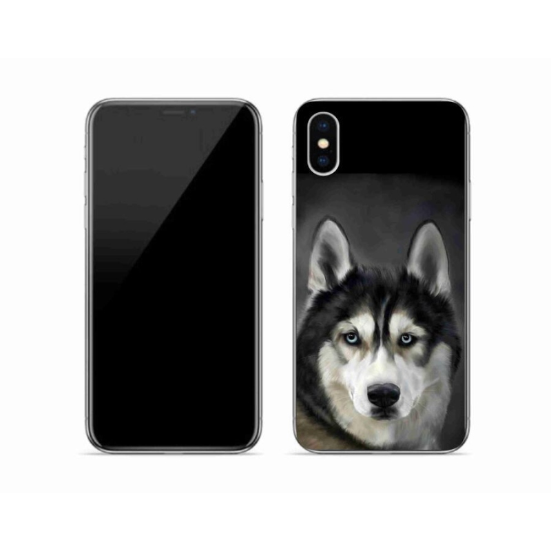 Gél tok mmCase iPhone X készülékhez - husky