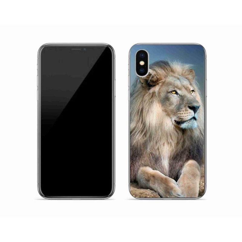 Gél tok mmCase iPhone X készülékhez - Lion 1