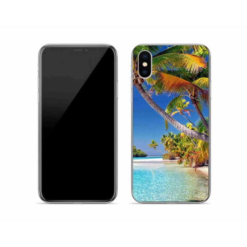 Gél tok mmCase iPhone X készülékhez - tengerpart