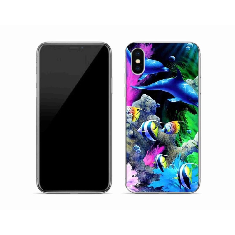 Gél tok mmCase iPhone X készülékhez - Sea World