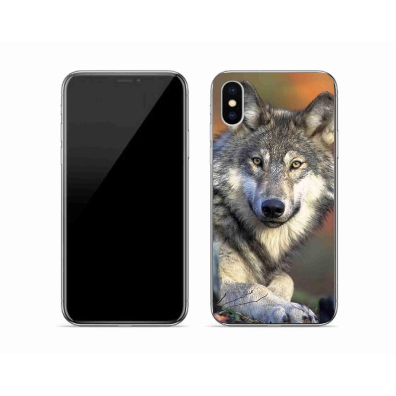 Gél tok mmCase iPhone X készülékhez - farkas