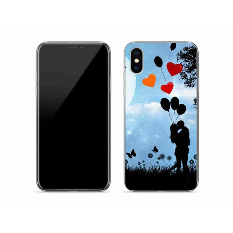 Gél tok mmCase iPhone X készülékhez - szerelmes pár