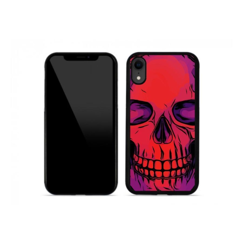Gél tok mmCase iPhone XR készülékhez - koponya