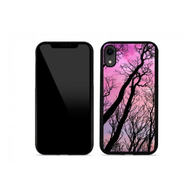 Gél tok mmCase iPhone XR készülékhez - kidőlt fák