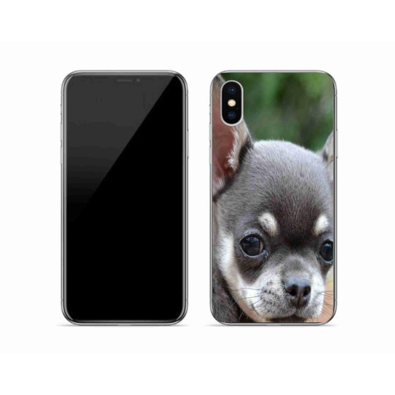 Gél tok mmCase iPhone XS készülékhez - chihuahua
