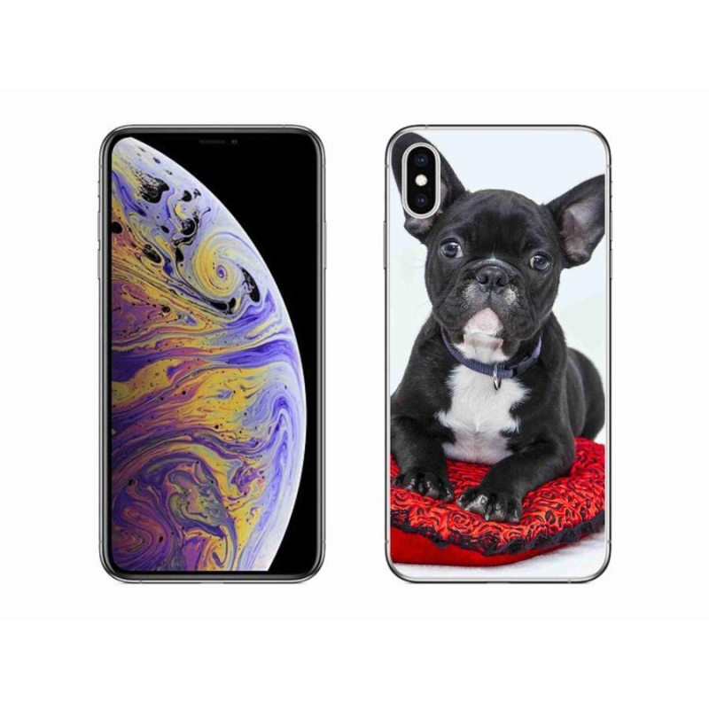 Gél tok mmCase iPhone XS Max készülékhez - bulldog