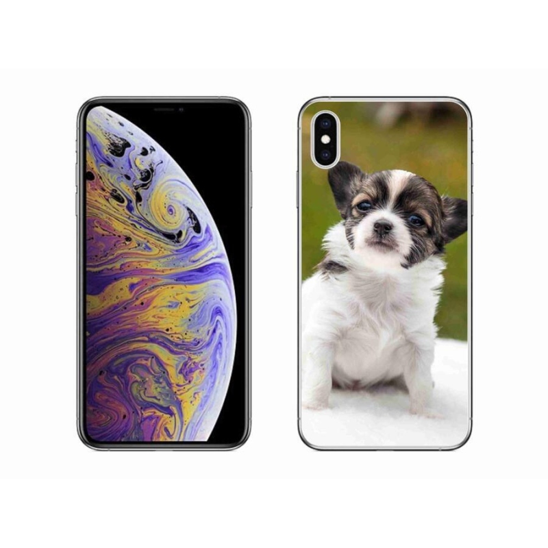 Gél tok mmCase iPhone XS Max készülékhez - chihuahua 4