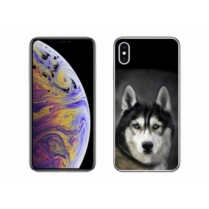 Gél tok mmCase iPhone XS Max készülékhez - husky