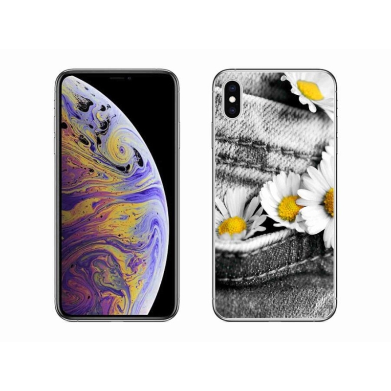 Gél tok mmCase iPhone XS Max készülékhez - százszorszépek