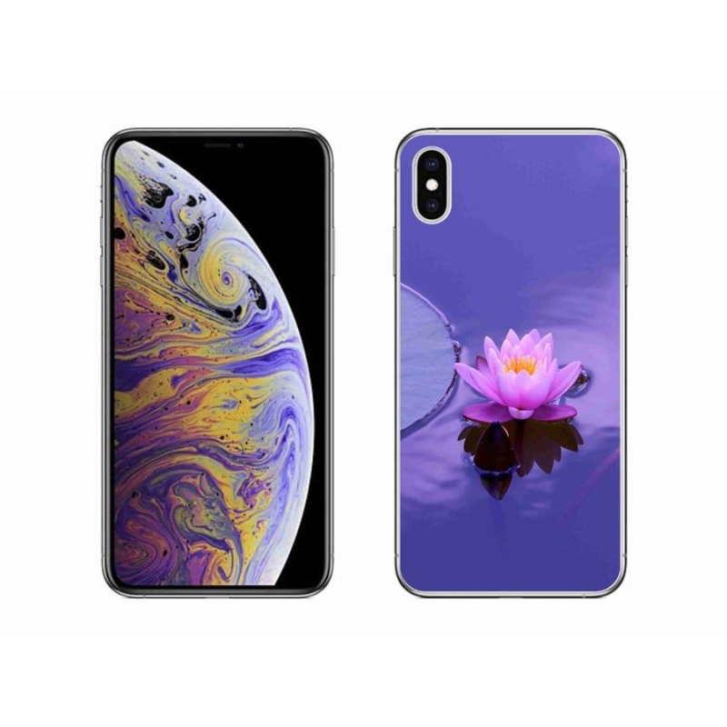 Gél tok mmCase iPhone XS Max készülékhez - virág a vízen