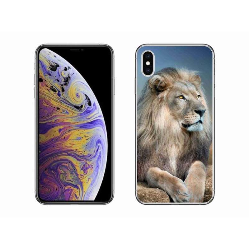 Gél tok mmCase iPhone XS Max készülékhez - Lion 1