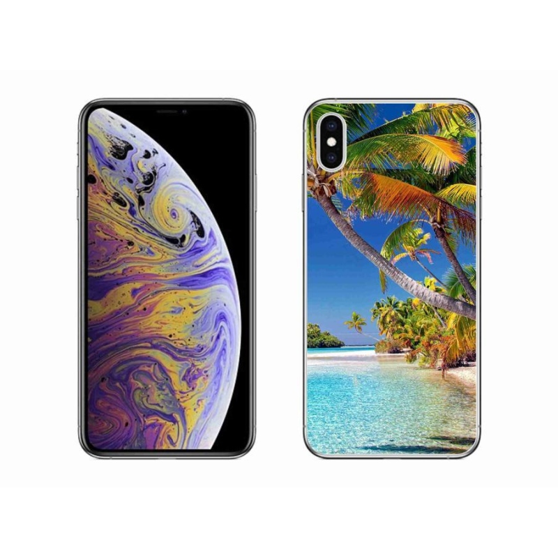 Gél tok mmCase iPhone XS Max készülékhez - tengerpart
