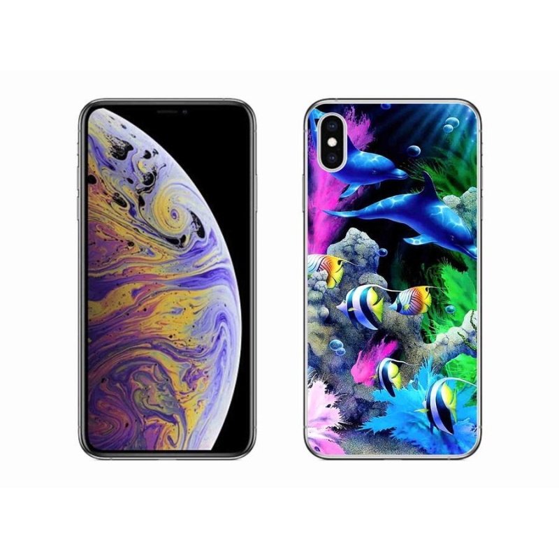 Gél tok mmCase iPhone XS Max készülékhez - Sea World