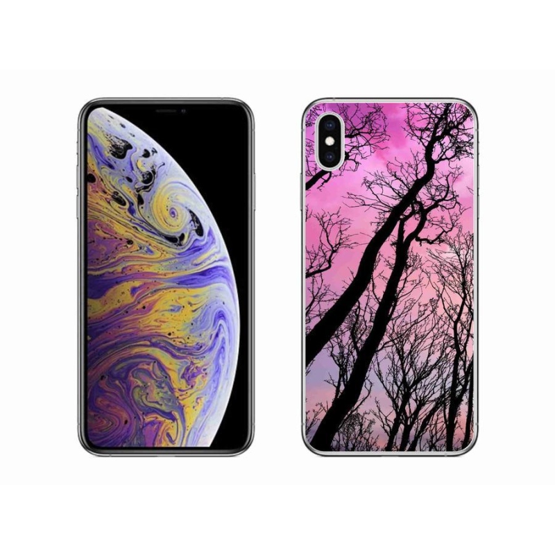 Gél tok mmCase iPhone XS Max készülékhez - kidőlt fák
