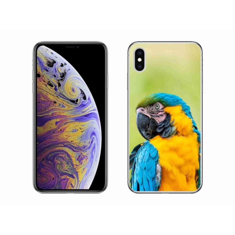 Gél tok mmCase iPhone XS Max készülékhez - papagáj ara 2