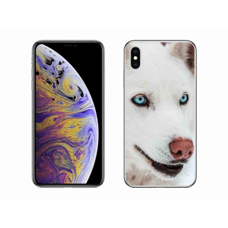 Gél tok mmCase iPhone XS Max készülékhez - kutyaszemmel nézve