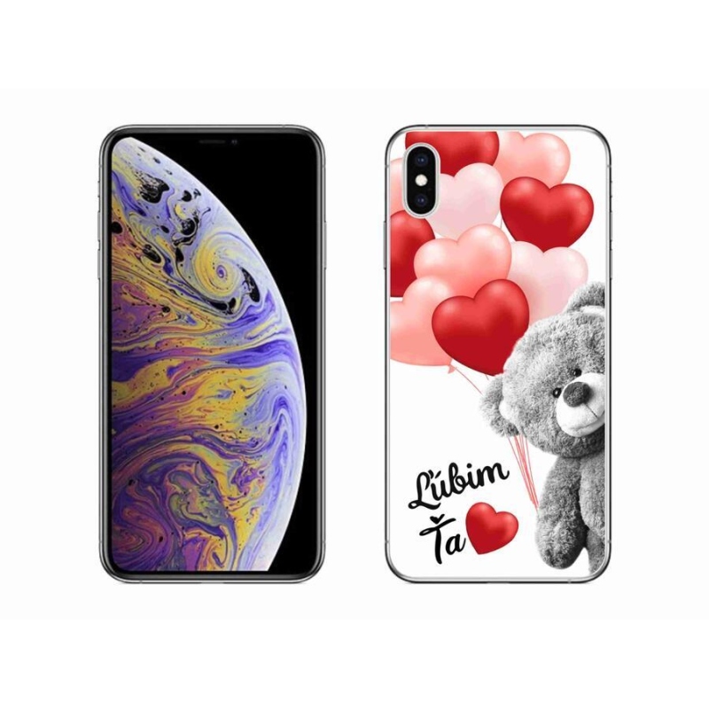 Gél tok mmCase iPhone XS Max készülékhez - I love you en