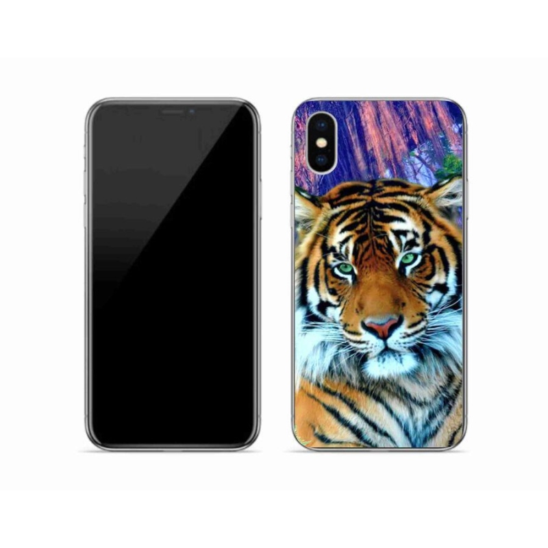 Gél tok mmCase iPhone XS készülékhez - tigris