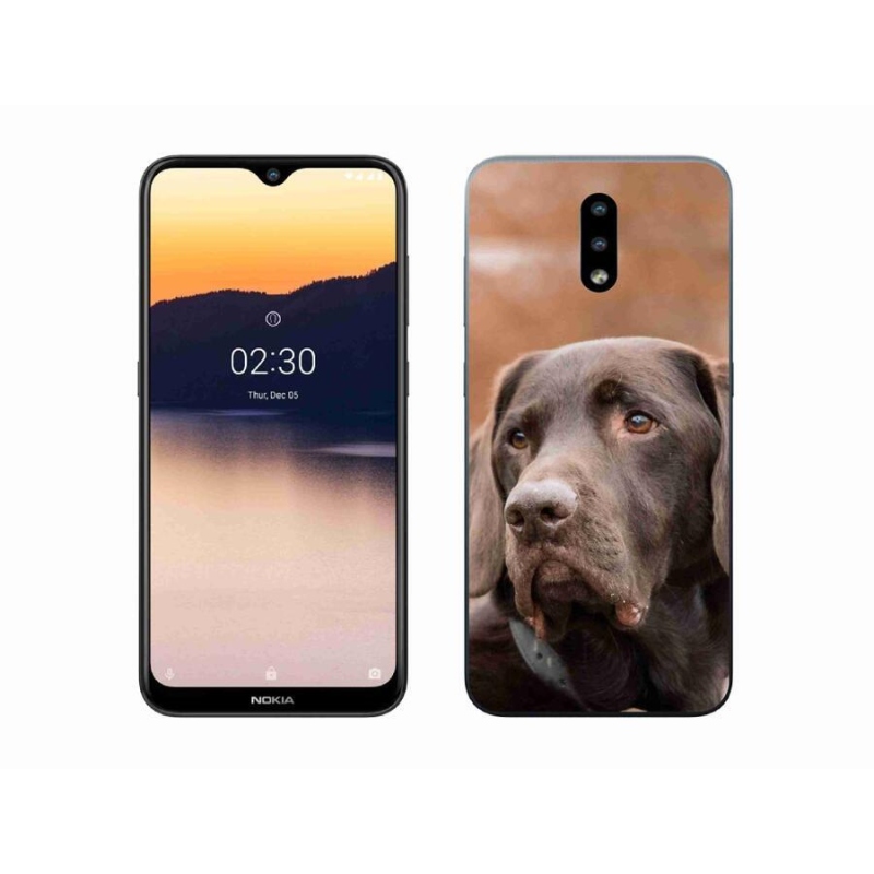 Gél tok mmCase a Nokia 2.3 készülékhez - barna labrador