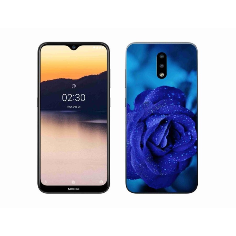 Gél tok mmCase a Nokia 2.3 készülékhez - kék rózsa