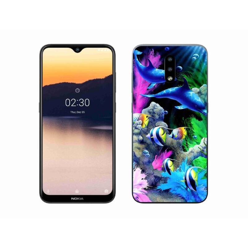 Gél tok mmCase a Nokia 2.3 mobilhoz - tengeri világ