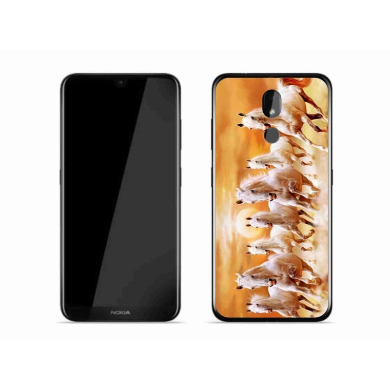 Zselés tok mmCase Nokia 3.2 mobiltelefonhoz - lovak 2