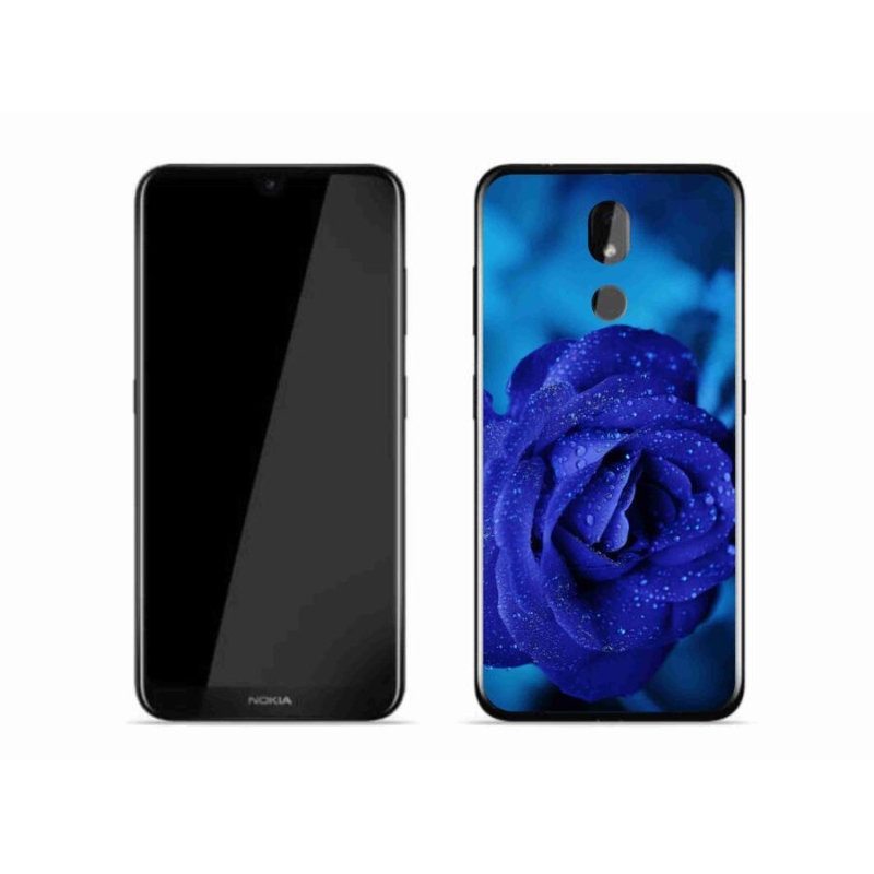 Gél tok mmCase a Nokia 3.2 készülékhez - kék rózsa