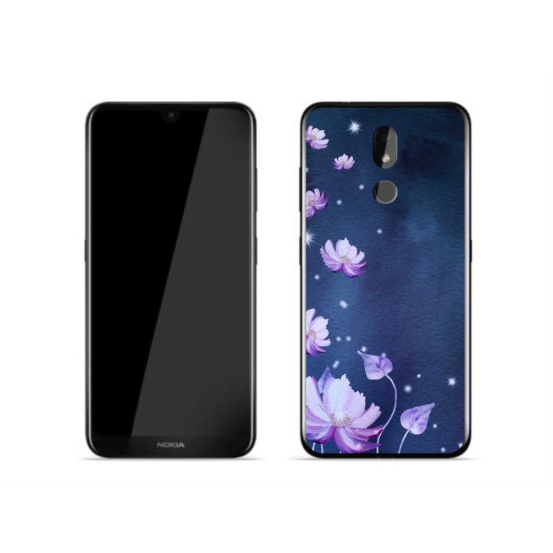 Gél tok mmCase mobiltelefonhoz Nokia 3.2 - virághullás