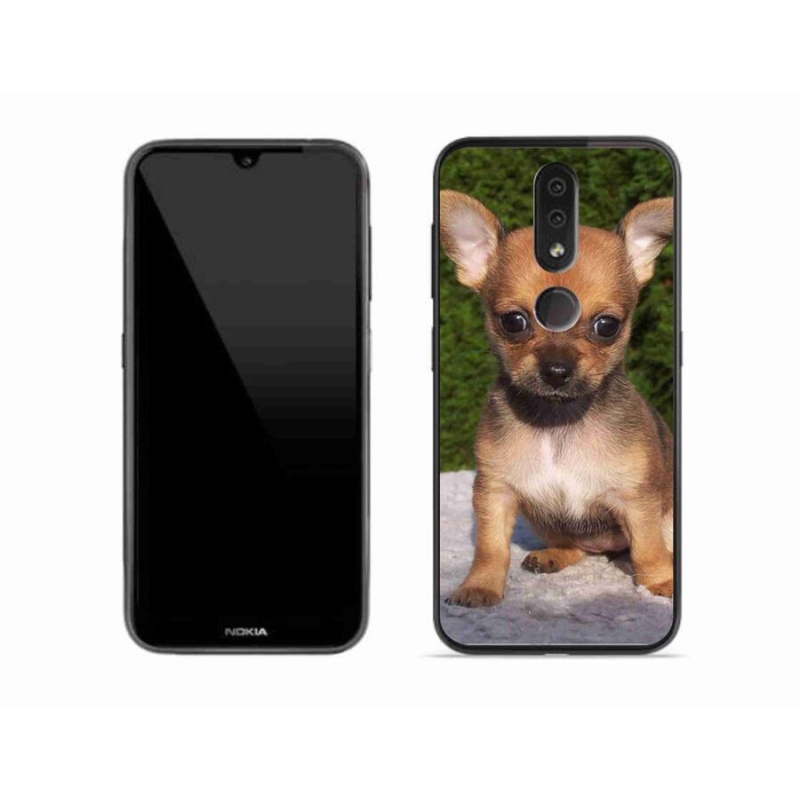 Gél tok mmCase mobiltelefonhoz Nokia 4.2 - chihuahua 3
