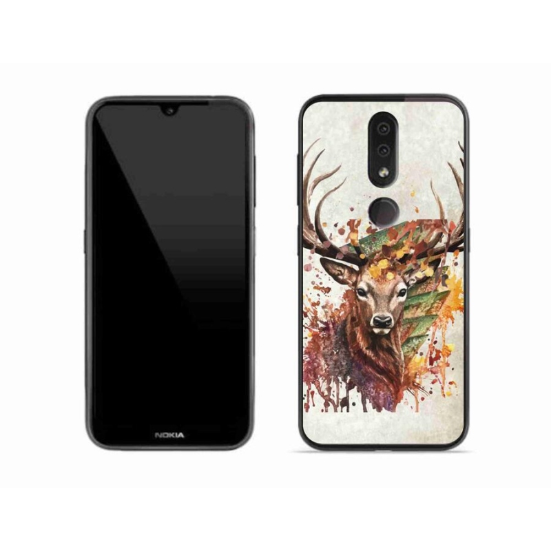Gél tok mmCase a Nokia 4.2 készülékhez - szarvas 1