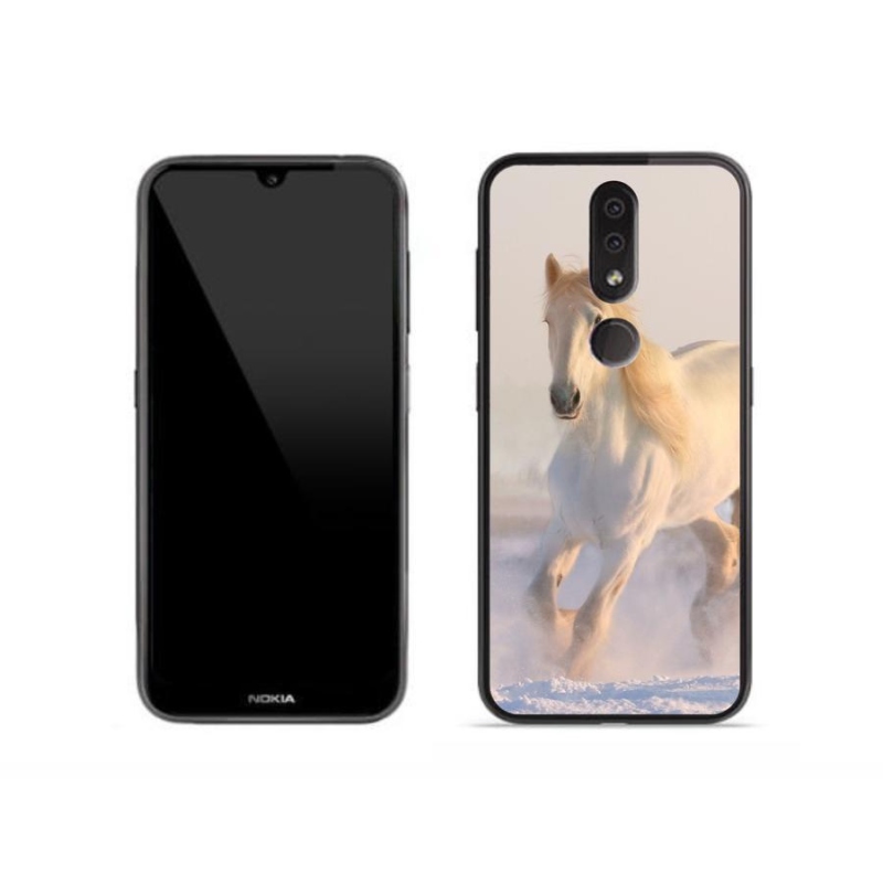Gél tok mmCase a Nokia 4.2 mobilhoz - ló a hóban
