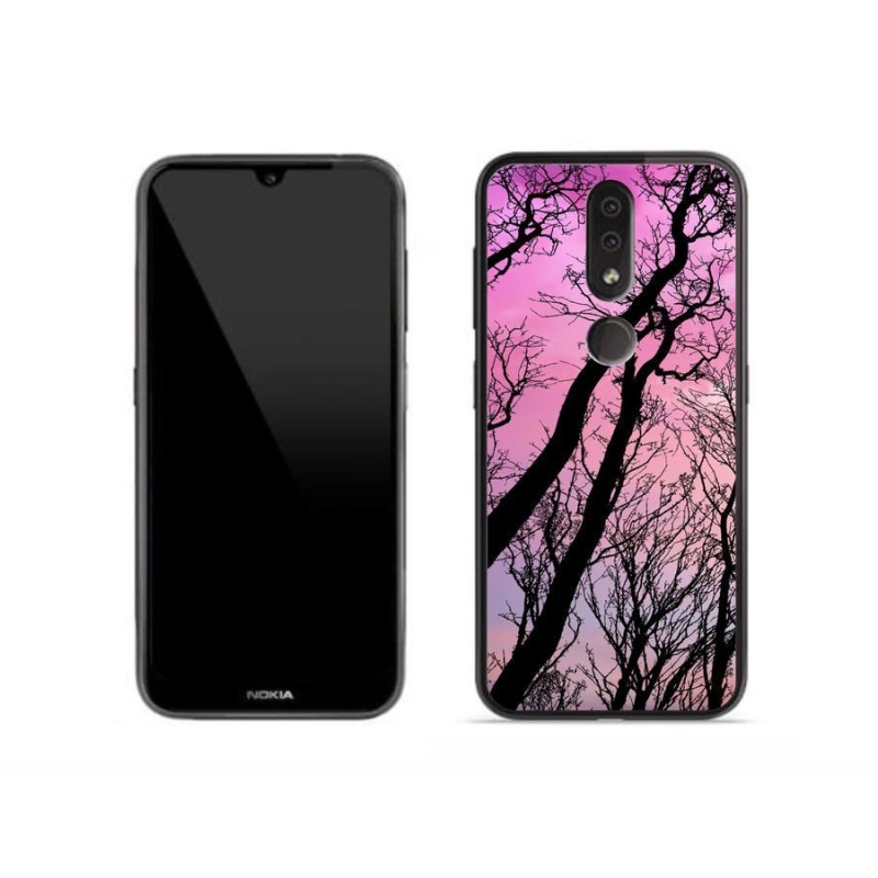 Gél tok mmCase mobiltelefonhoz Nokia 4.2 - kidőlt fák