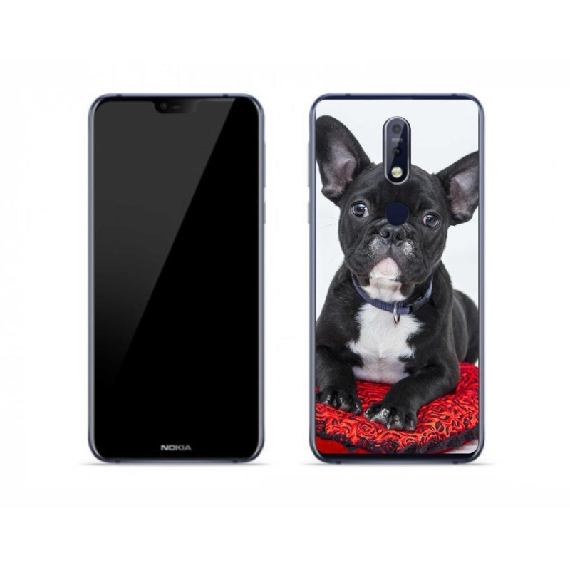Gél tok mmCase a Nokia 7.1 készülékhez - bulldog