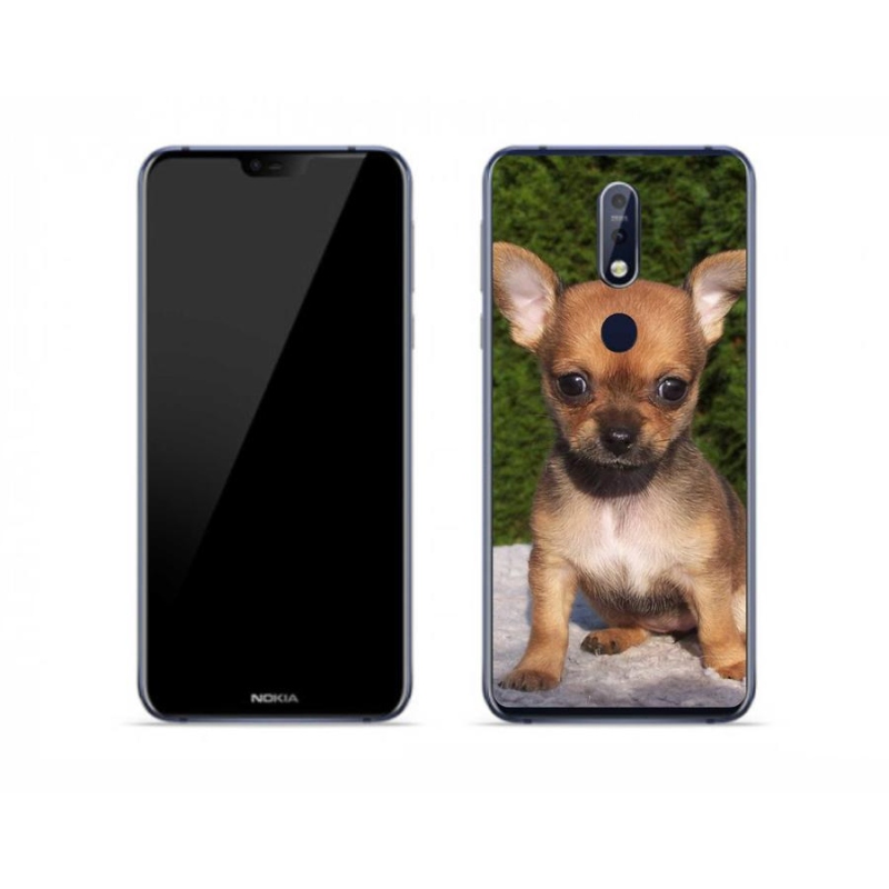 Gél tok mmCase mobiltelefonhoz Nokia 7.1 - chihuahua 3