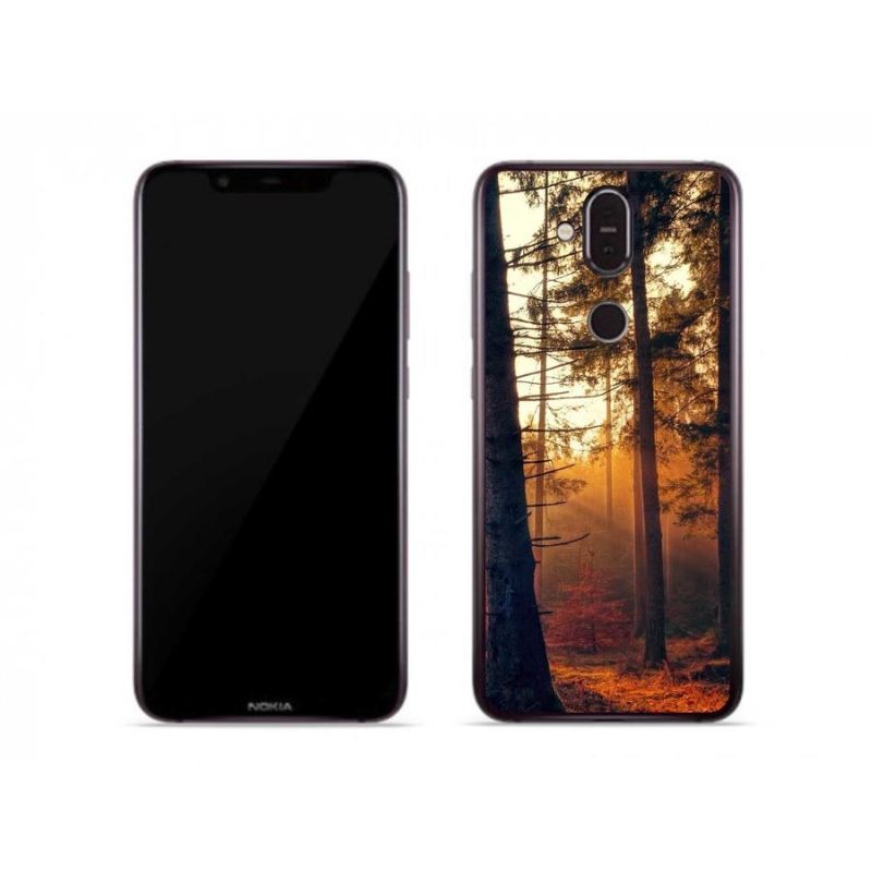 Gél tok mmCase a Nokia 7.1 Plus készülékhez - erdő