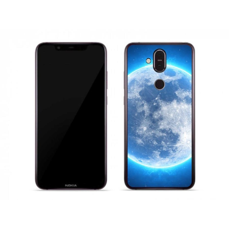 Gél tok mmCase a Nokia 7.1 Plus készülékhez - földgömb alakú