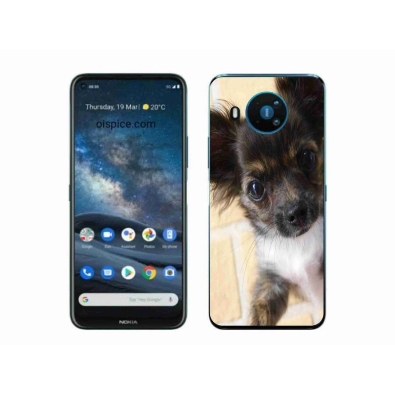 Gél tok mmCase mobiltelefonhoz Nokia 8.3 5G - chihuahua 2