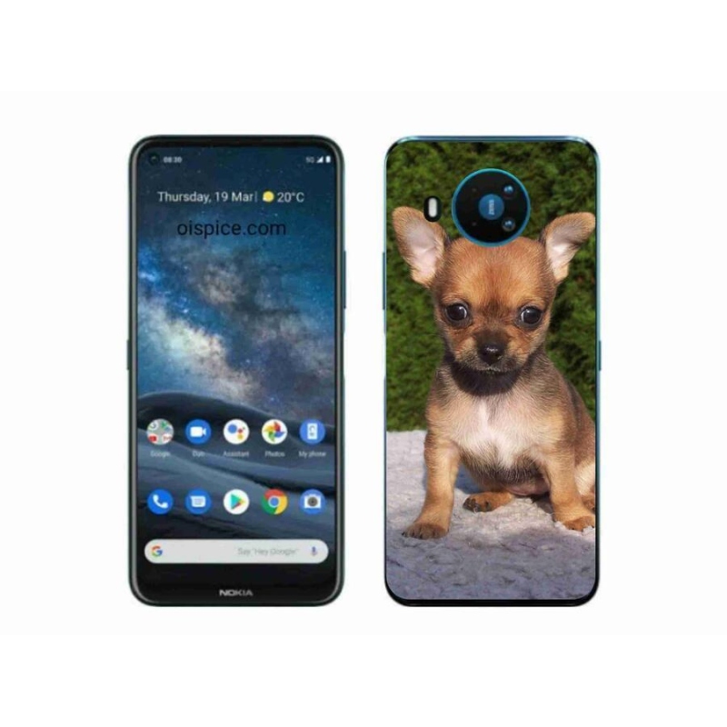 Gél tok mmCase mobiltelefonhoz Nokia 8.3 5G - chihuahua 3